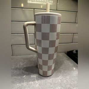 Brumate x Krista Horton 40 oz Era | Tan Checker